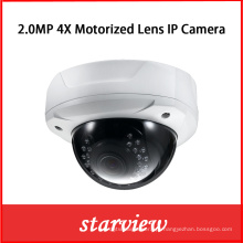 2MP 1080P 4X Motorizada Lens Network IP Camera